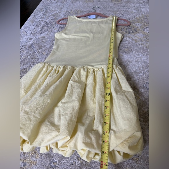 ASOS Bubble Hem Yellow Dress - Picture 9 of 9